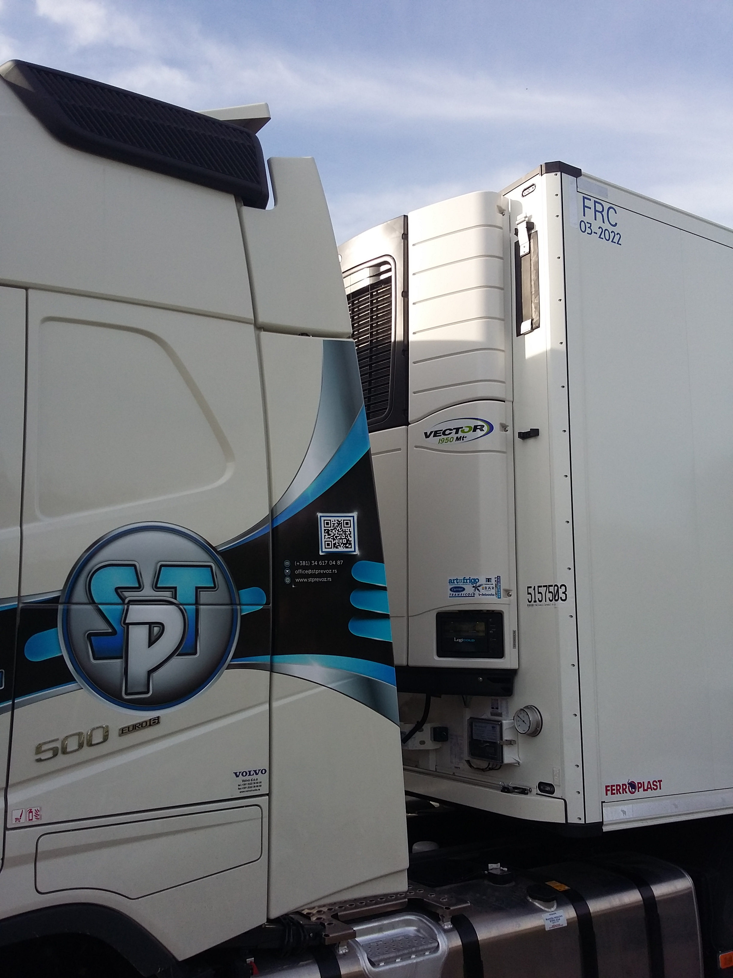 Artfrigo-Carrier transicold Vector linija za ST prevoz